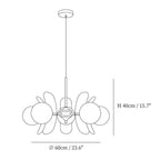 Mid-Century Glass Pendant Light