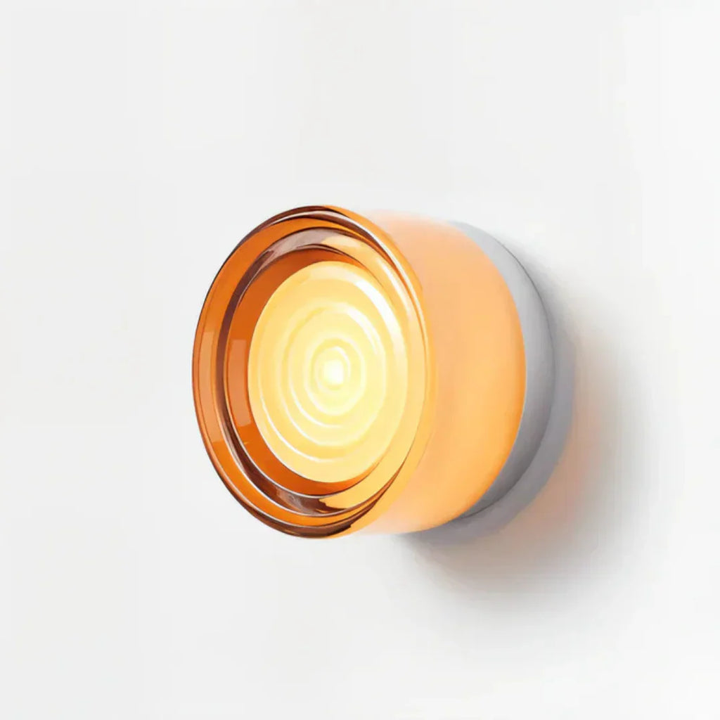 Modern Round Metal Wall Light