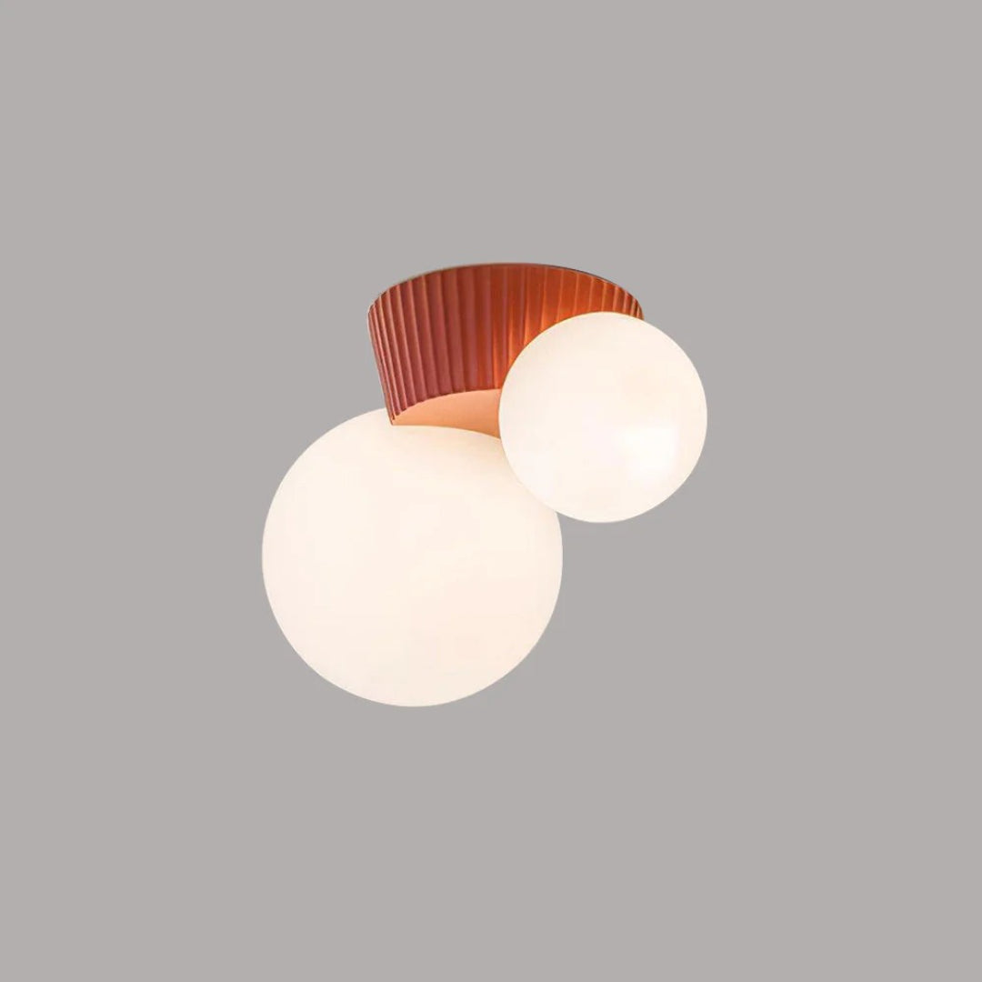 Double Globe Ceiling Light