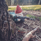 Military Garden Gnome