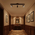 Wooden Adjustable Track Ceiling Light