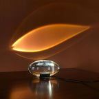 Crystal Table Lamp – Modern Minimalist Optical Light Projection Design