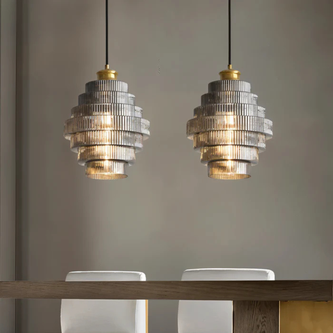 Retro Glass Pendant Lamp