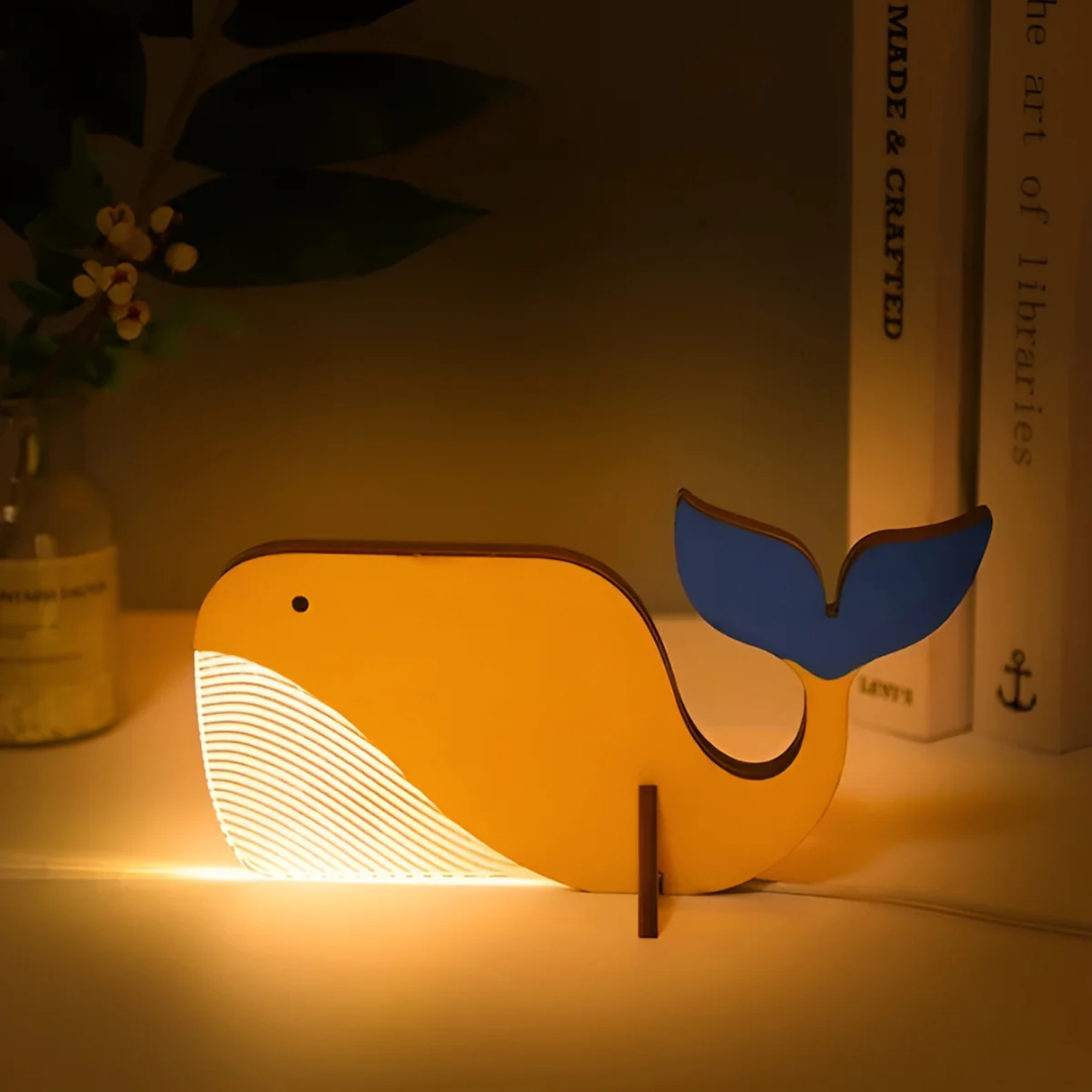 Wooden LED Table Lamp