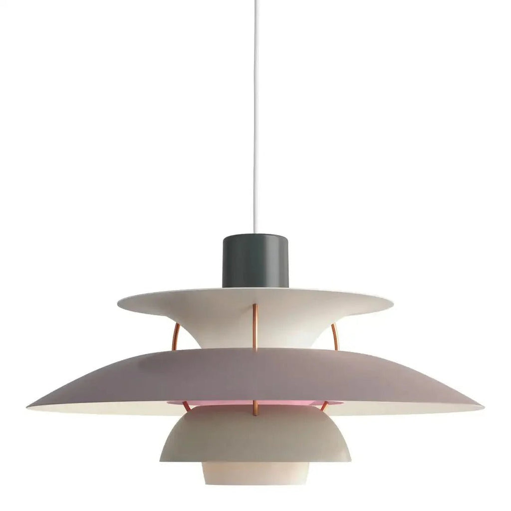 Contemporary Layered Metal Pendant Light