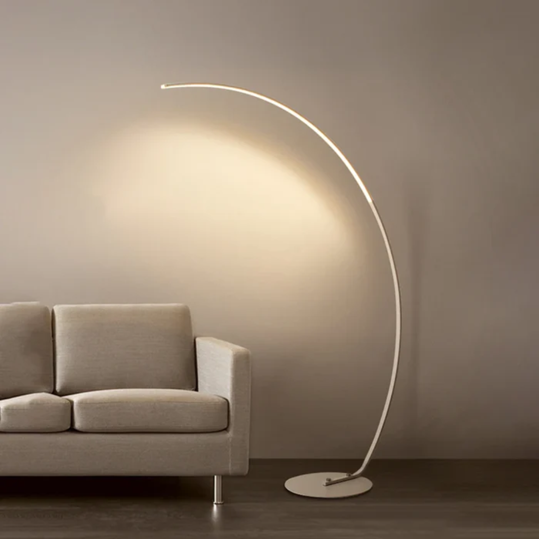 Minimalist Arc Floor Lamp Modern LED Standing Light