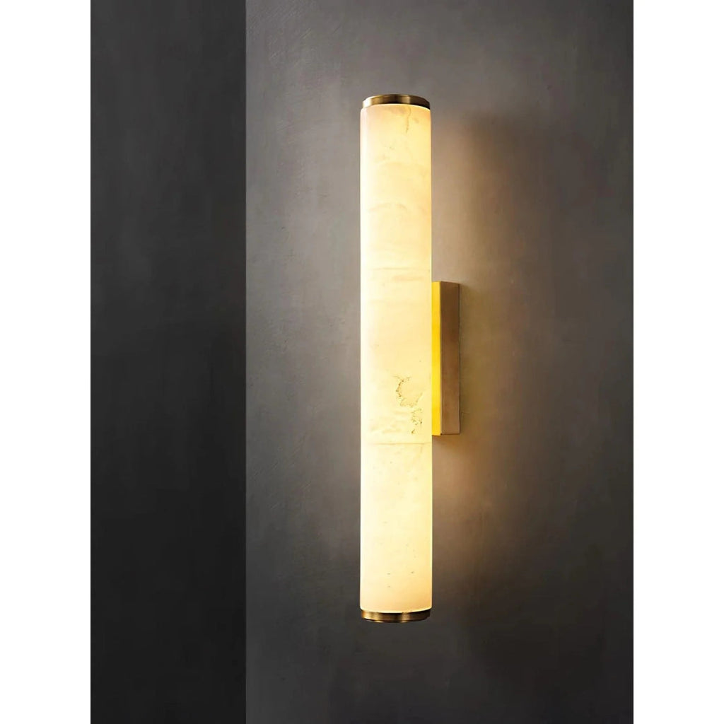 Vertical Marble Wall Light