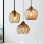 Woven Glass Pendant Light