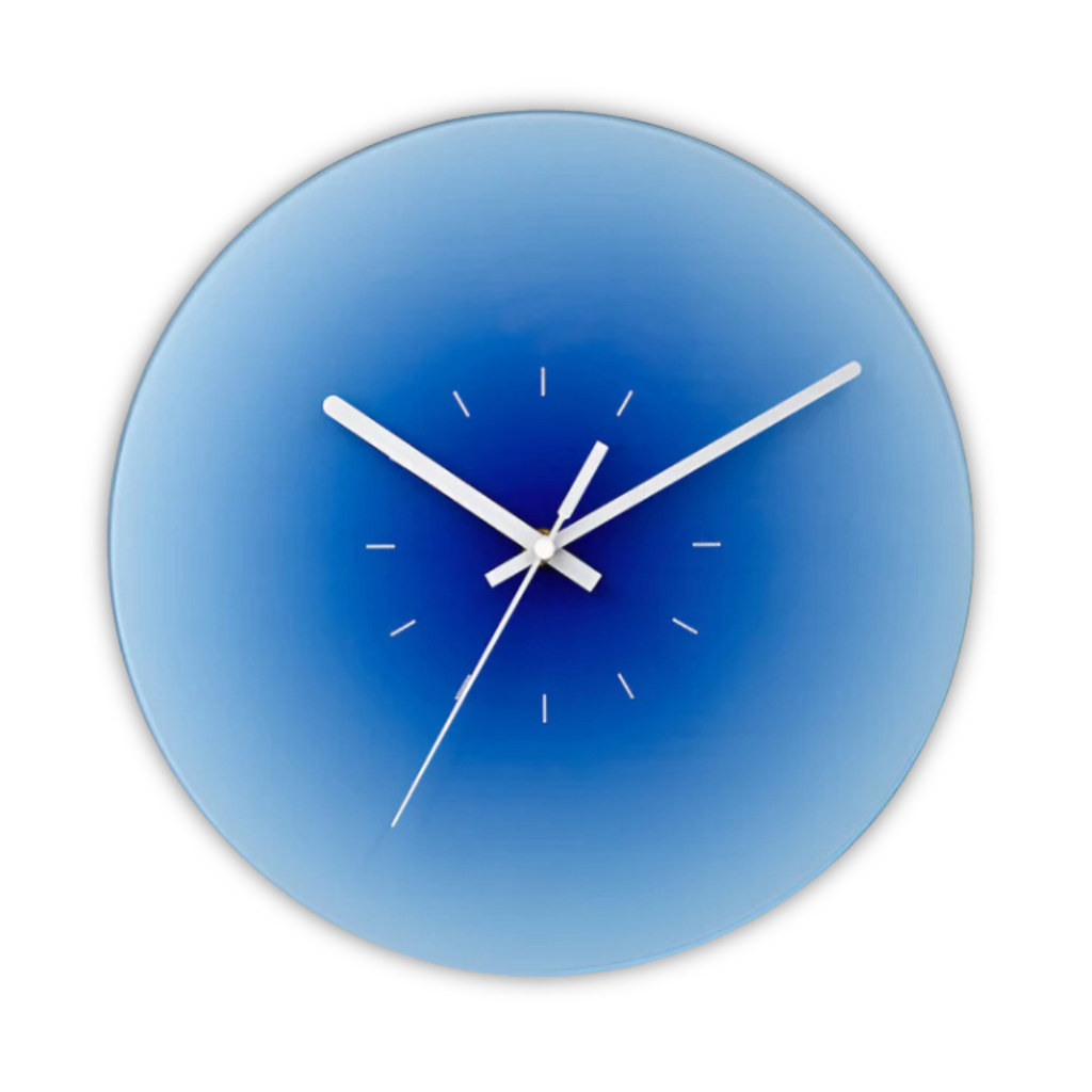 Sunset Glass Design Wall Clock