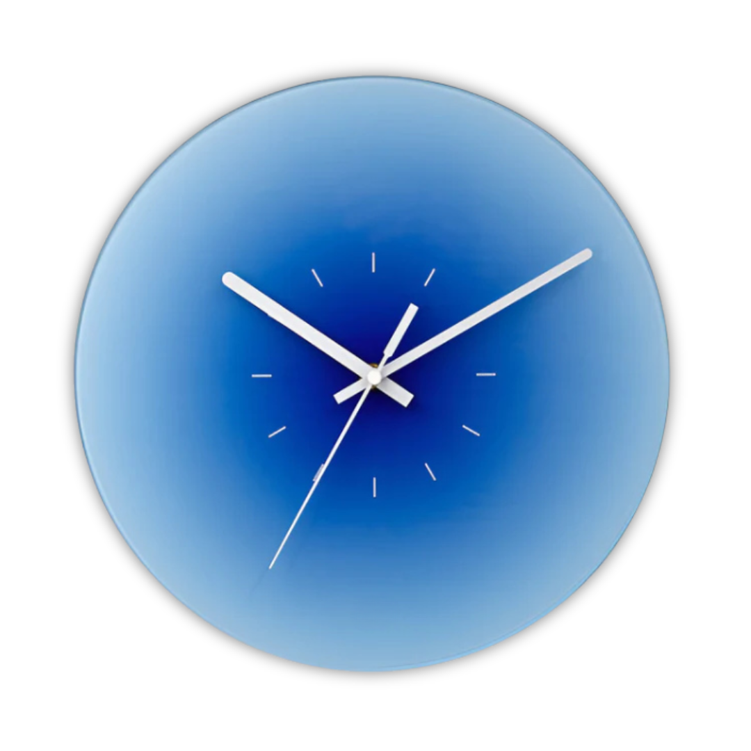 Sunset Glass Design Wall Clock