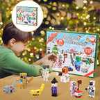 2026 Christmas Advent Calendar with 29 Building Block Figures - 24 Day Holiday Countdown Toy Set for Kids and Collectors