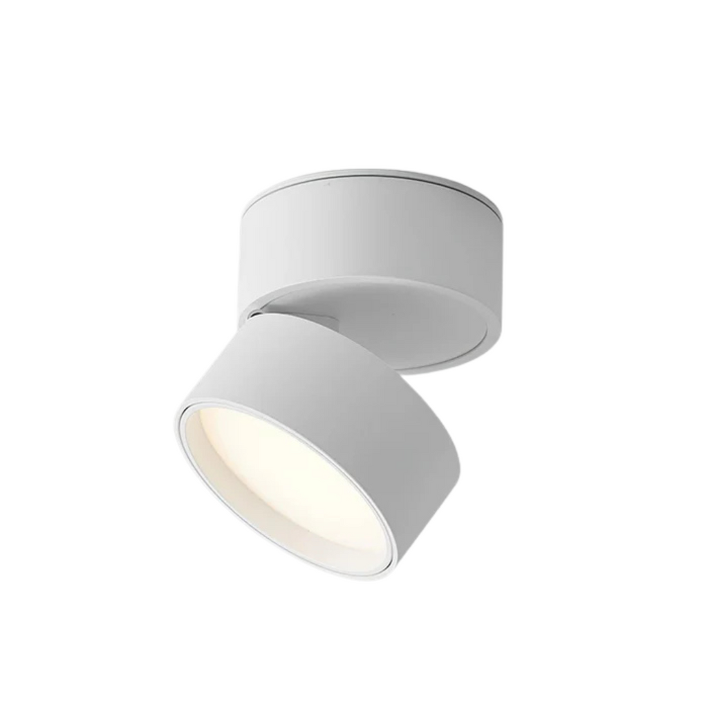 Adjustable LED Ceiling Light Aluminium | 7W Integrated LED | Focused Brightness for Kitchen Living Room and Hallway