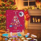 24 Day Doll Advent Calendar with Miniature Baking Accessories, Holiday Drinks and Festive Decor - Christmas Countdown Set
