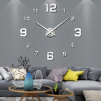 3D Wall Clock – Modern Roman Numeral Or Typographic Decorative Design