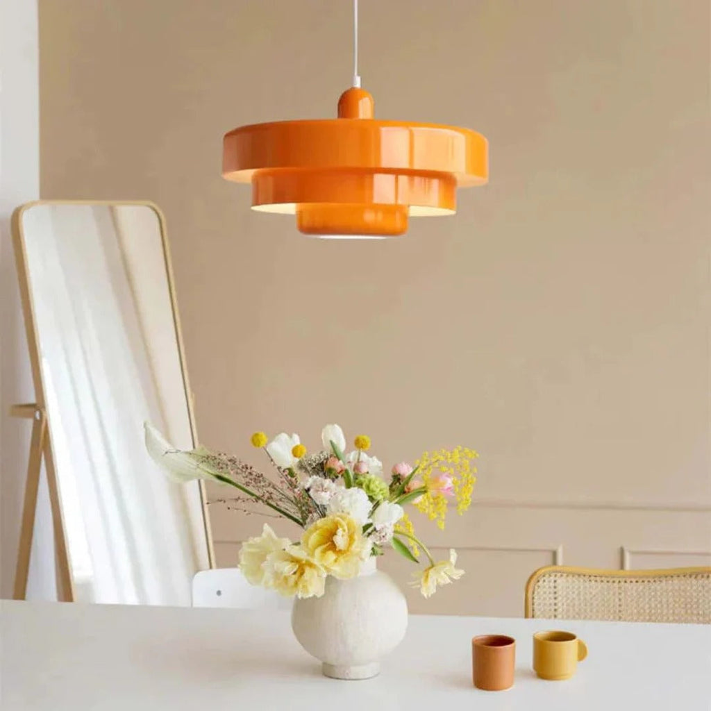 Layered Metal Pendant Light