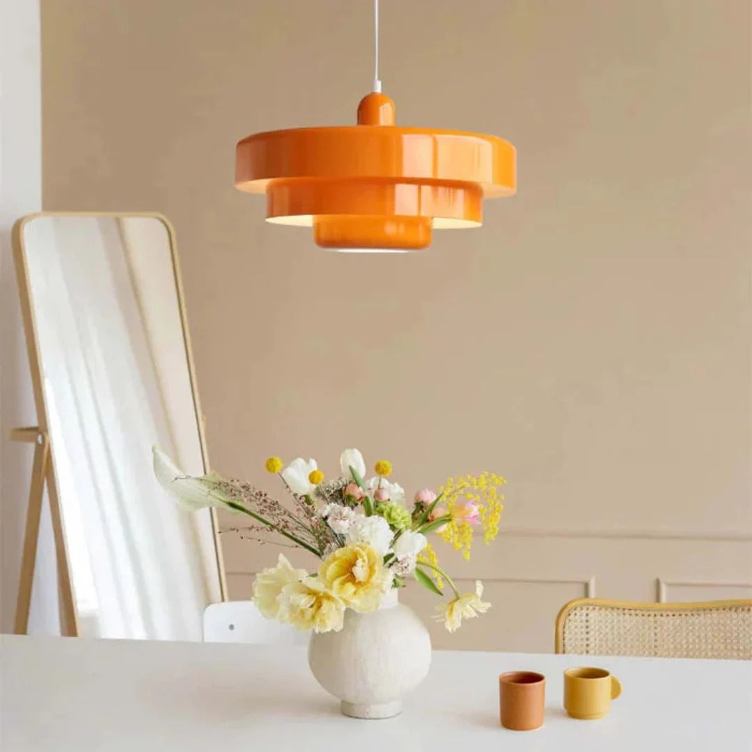 Layered Metal Pendant Light