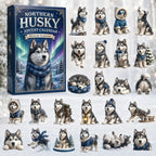 2026 Christmas Advent Calendar for Dogs 24-day Countdown With a Husky Theme For Dog Lovers