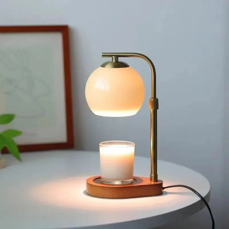 Candle Warmer Lamp | Modern and Classic Style | Flameless Fragrance Scent Release for Safe Home Ambiance and Even Wax Melting