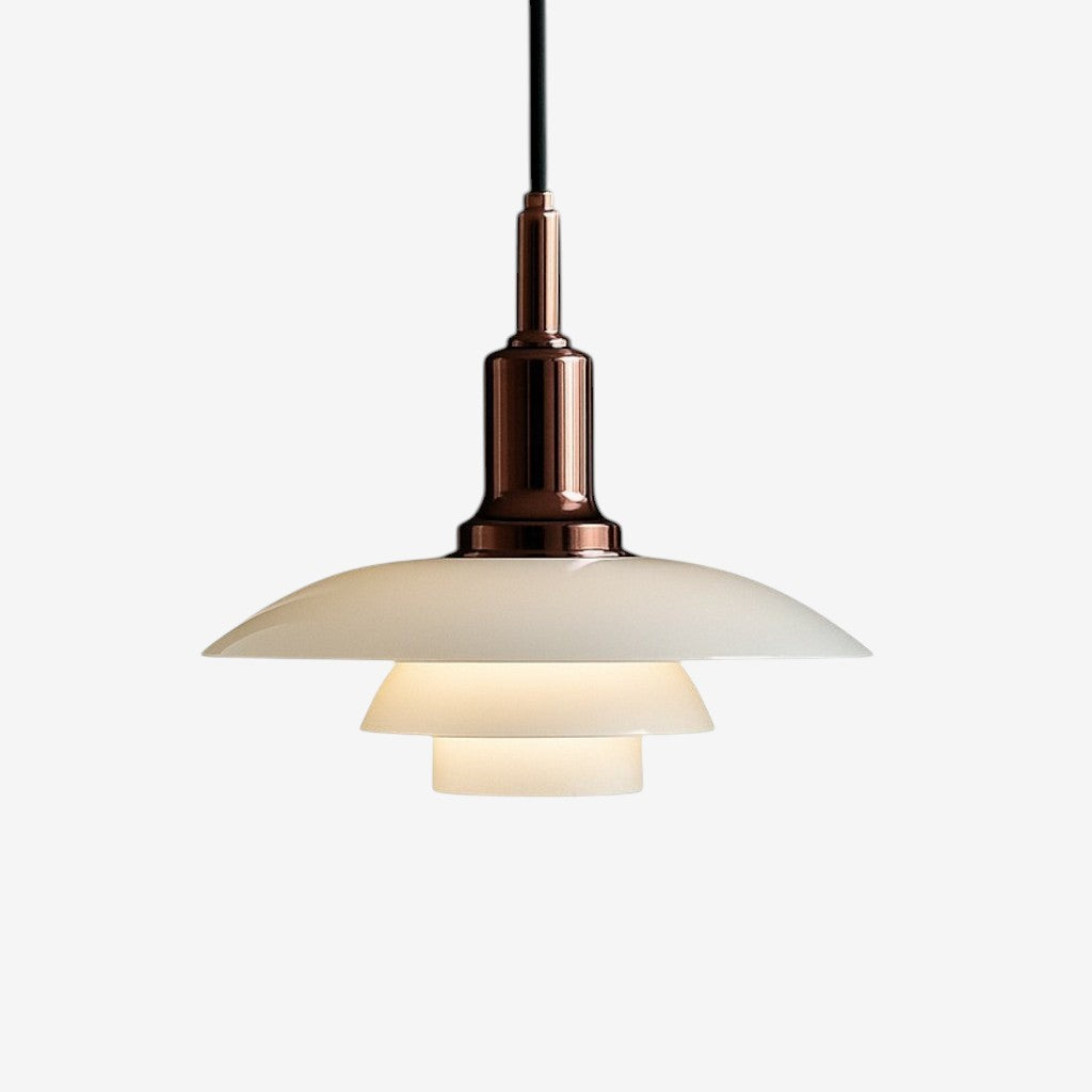 Sculpted Metal Pendant Lamp – Danish Scandinavian Minimalist Design