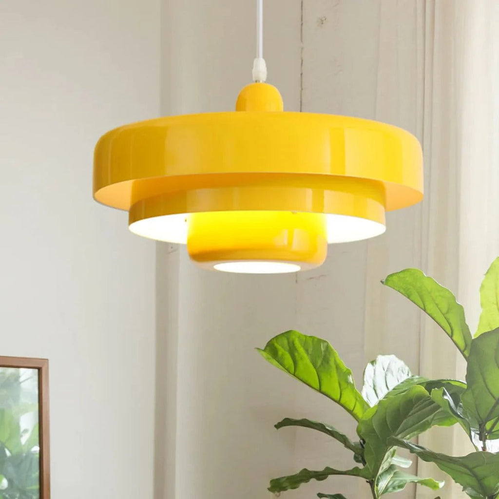 Layered Metal Pendant Light