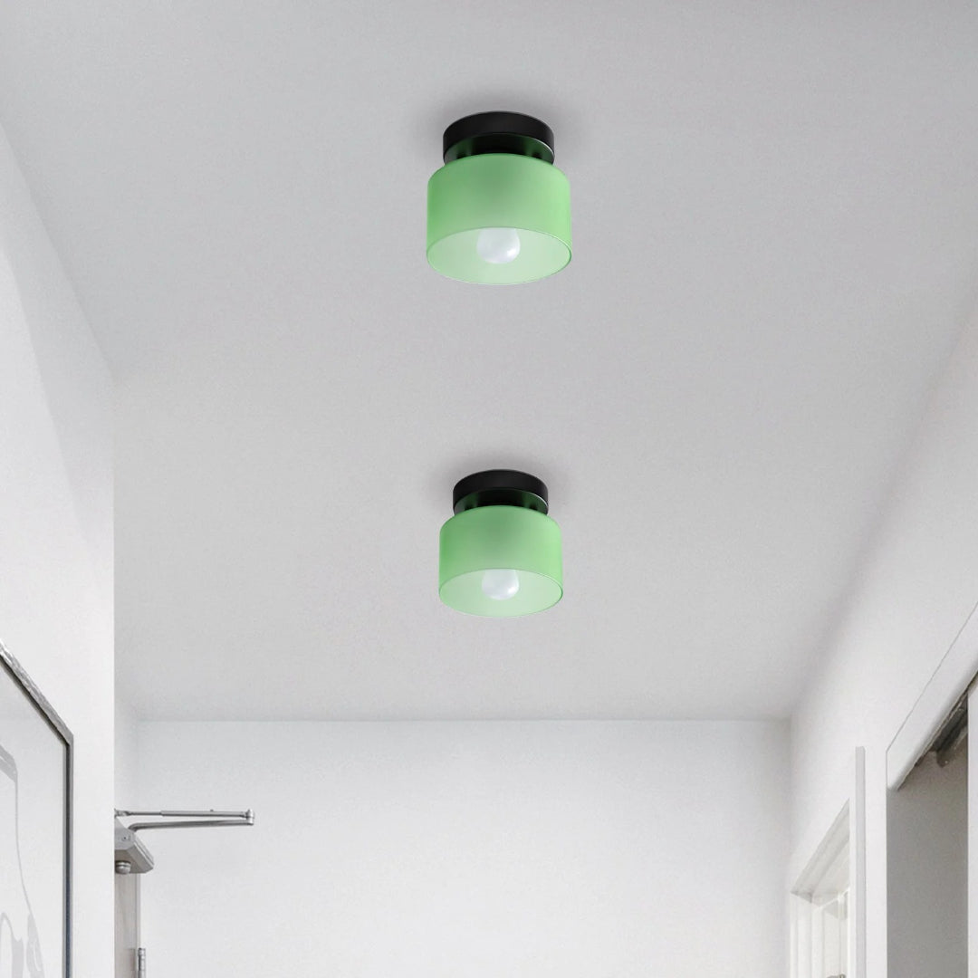 Vintage Fabric Ceiling Light
