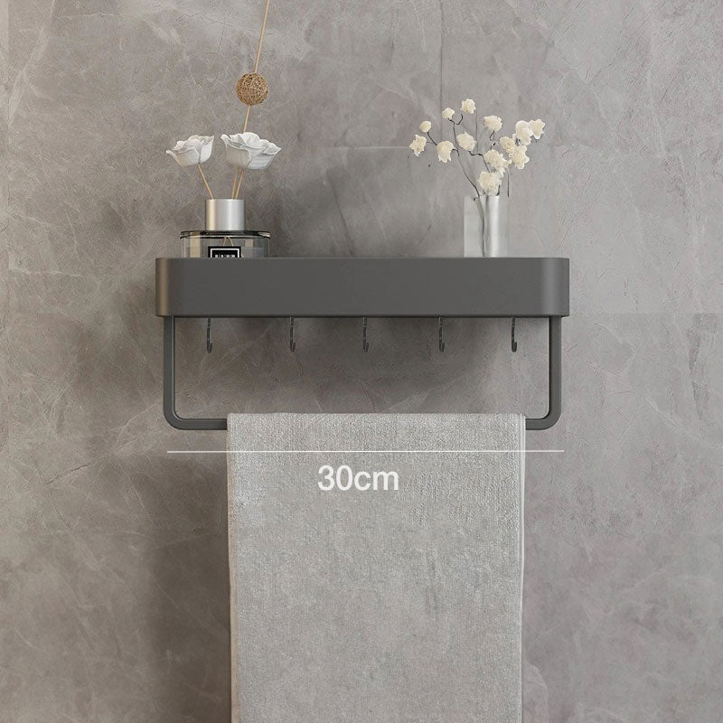 Bathroom Wall Shelf Water-Resistant Material | Modern Minimalist Style | Organizes Toiletries and Towels within Reach
