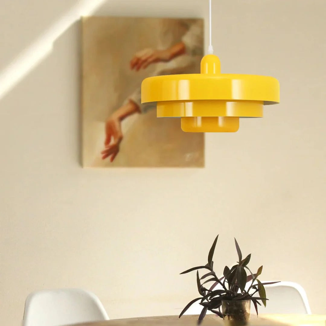 Layered Metal Pendant Light