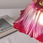Flower Shaped Glass Pendant Lamp – Sculptural Romantic Warm Glow Design