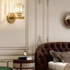 Industrial Glass Wall Light