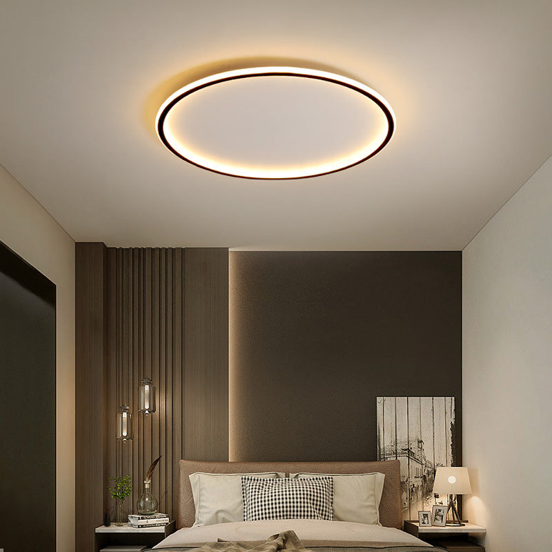 LED Ceiling Light Aluminium and Iron | Minimalist Scandinavian Style | Soft Ambient Glow for Living Spaces and Bedrooms