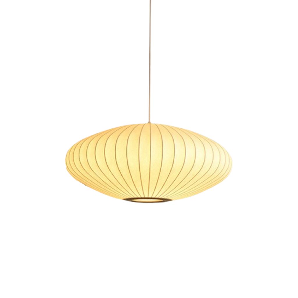Silk Pendant Lamp – Italian Inspired Sculptural Elegant Design