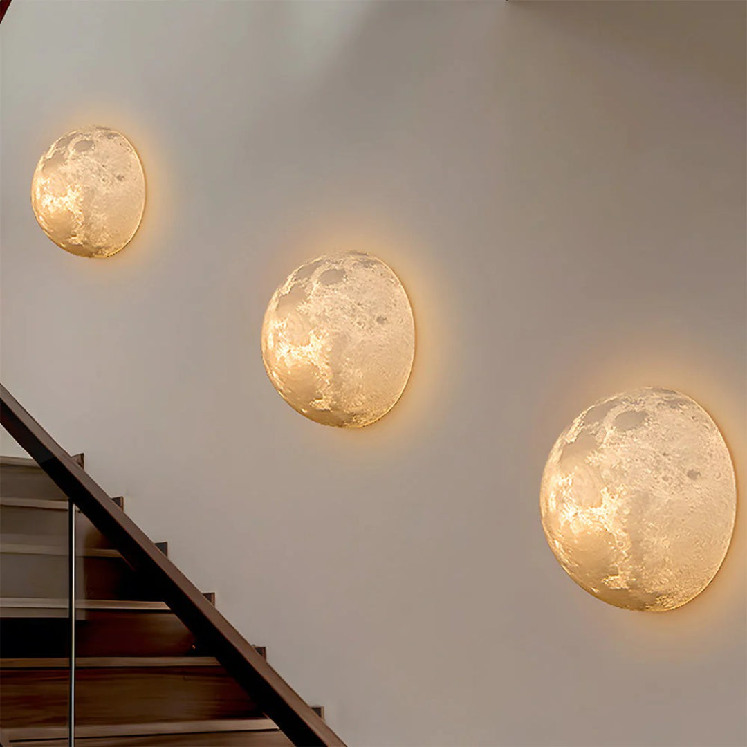 Moon Texture Wall Light