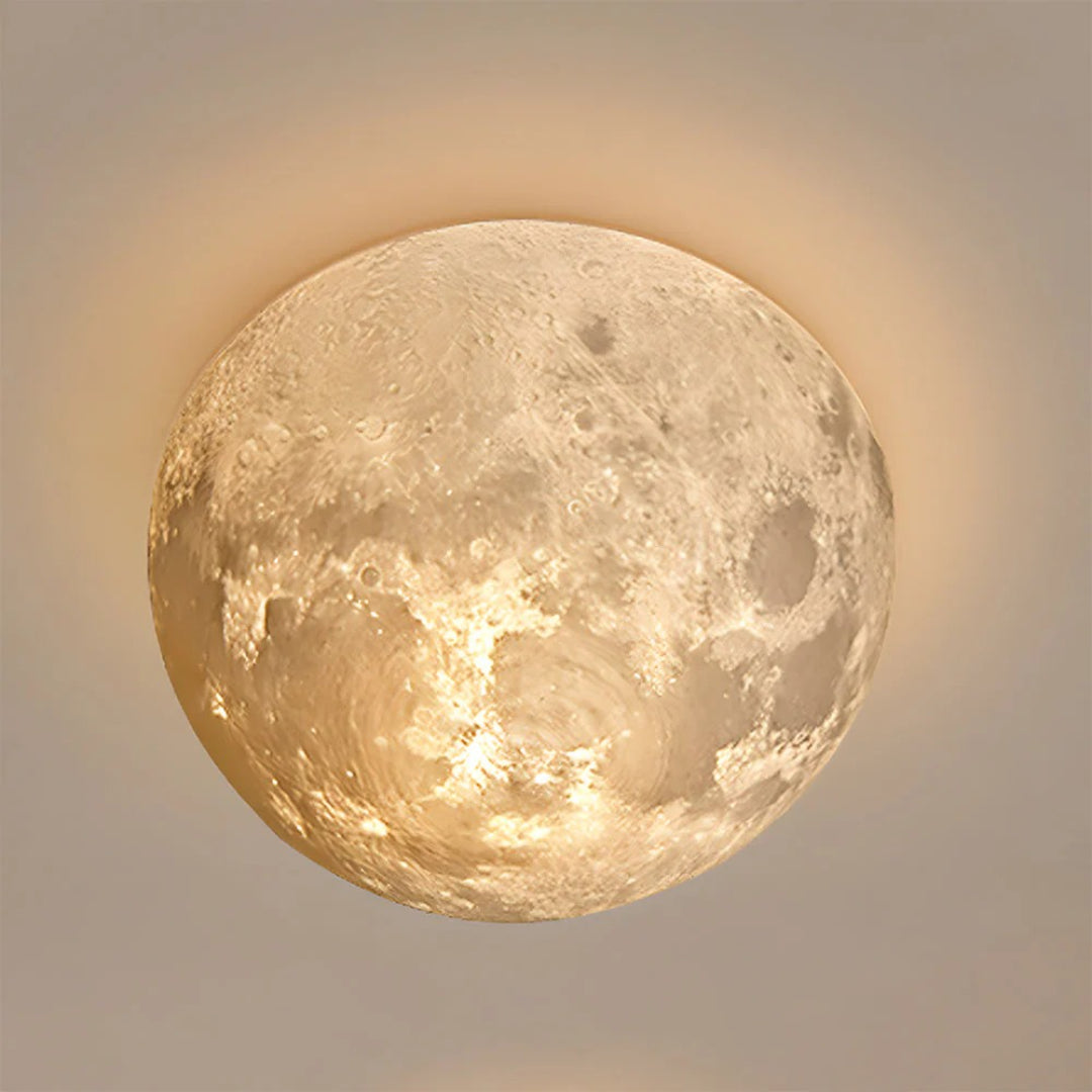 Moon Texture Wall Light