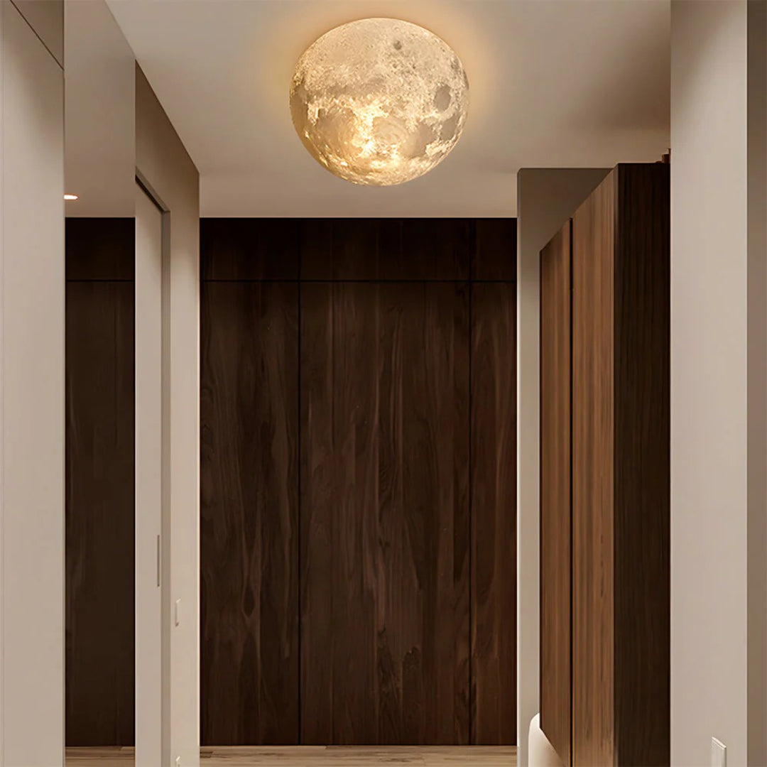 Moon Texture Wall Light