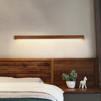 Minimalist Wooden Linear Wall Light