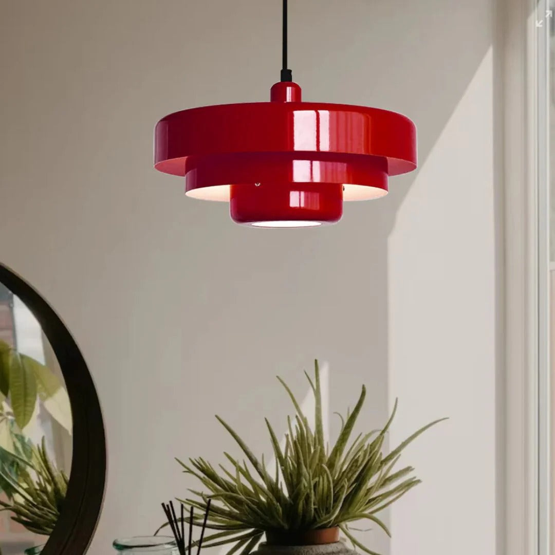 Layered Metal Pendant Light