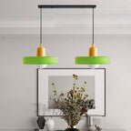 Double Glass Pendant Lamp – Retro Inspired Modern Dining Table Design