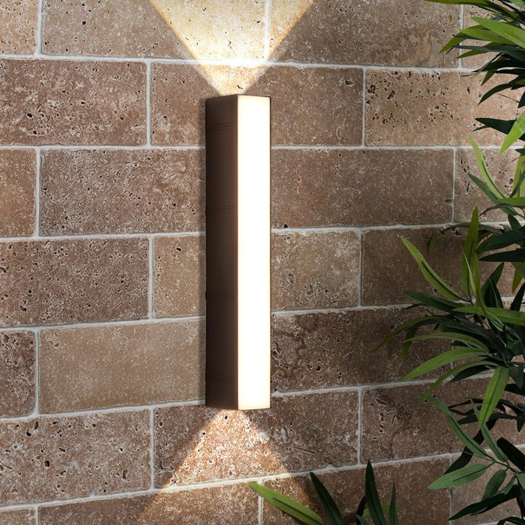 Minimalist Tubular Outdoor Wall Light