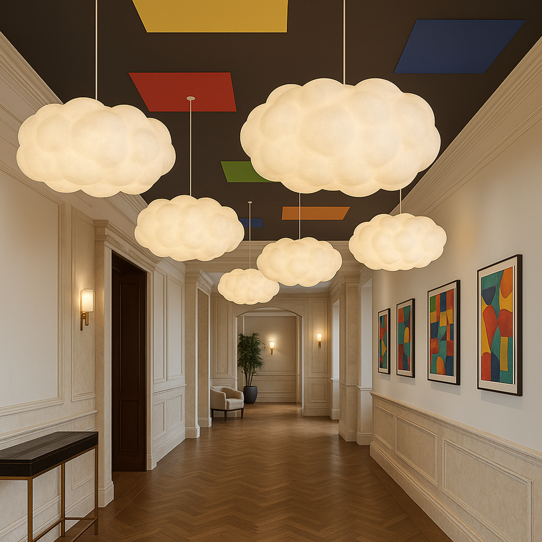 Cloud Shaped Pendant Lamp – Sculptural Floating Design For Modern Interiors