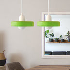 Double Glass Pendant Lamp – Retro Inspired Modern Dining Table Design
