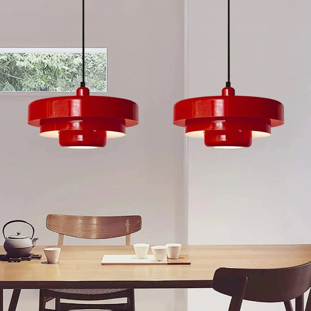 Layered Metal Pendant Light