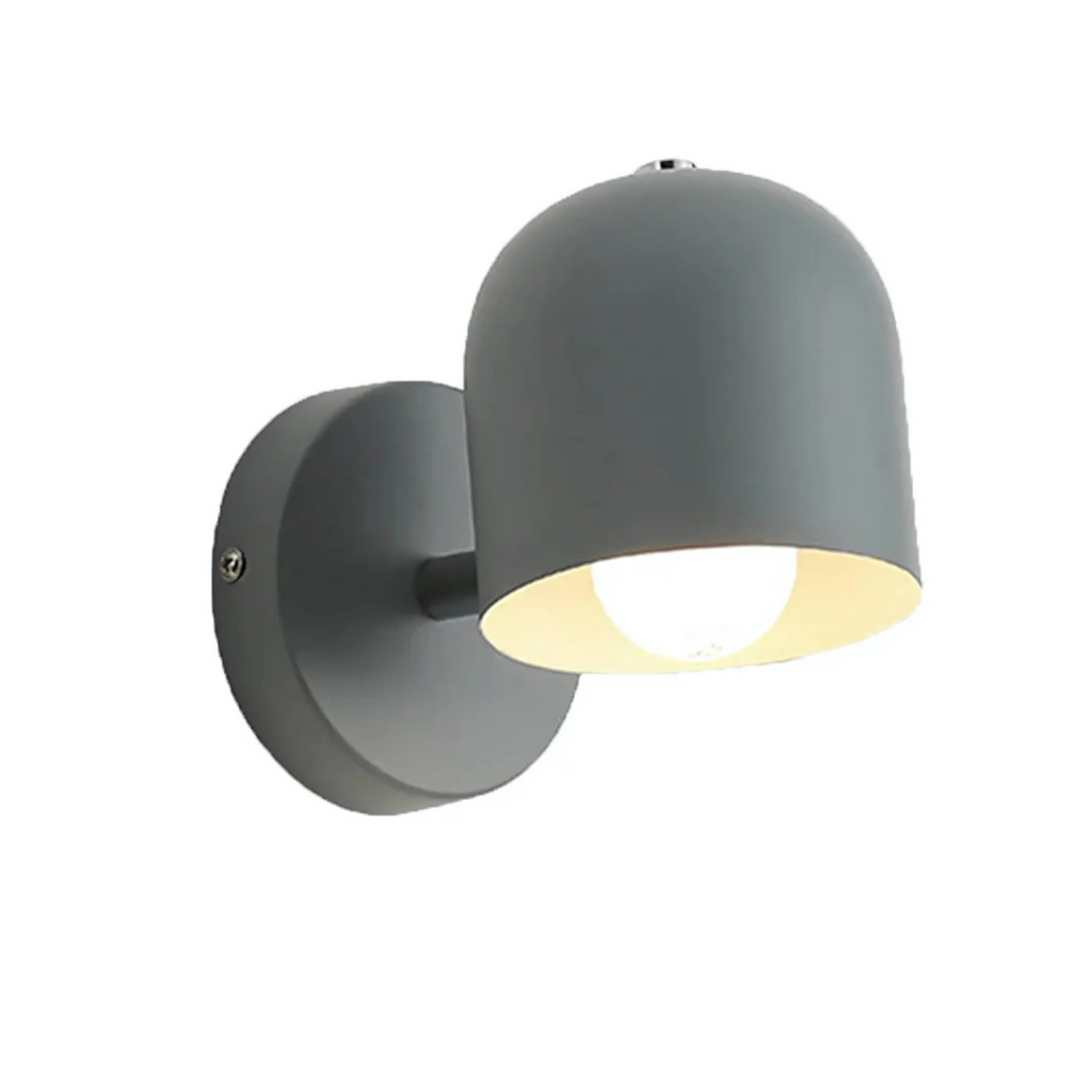 Minimalist Dome Wall Light Modern Metal Sconce Contemporary Indoor Accent Lamp