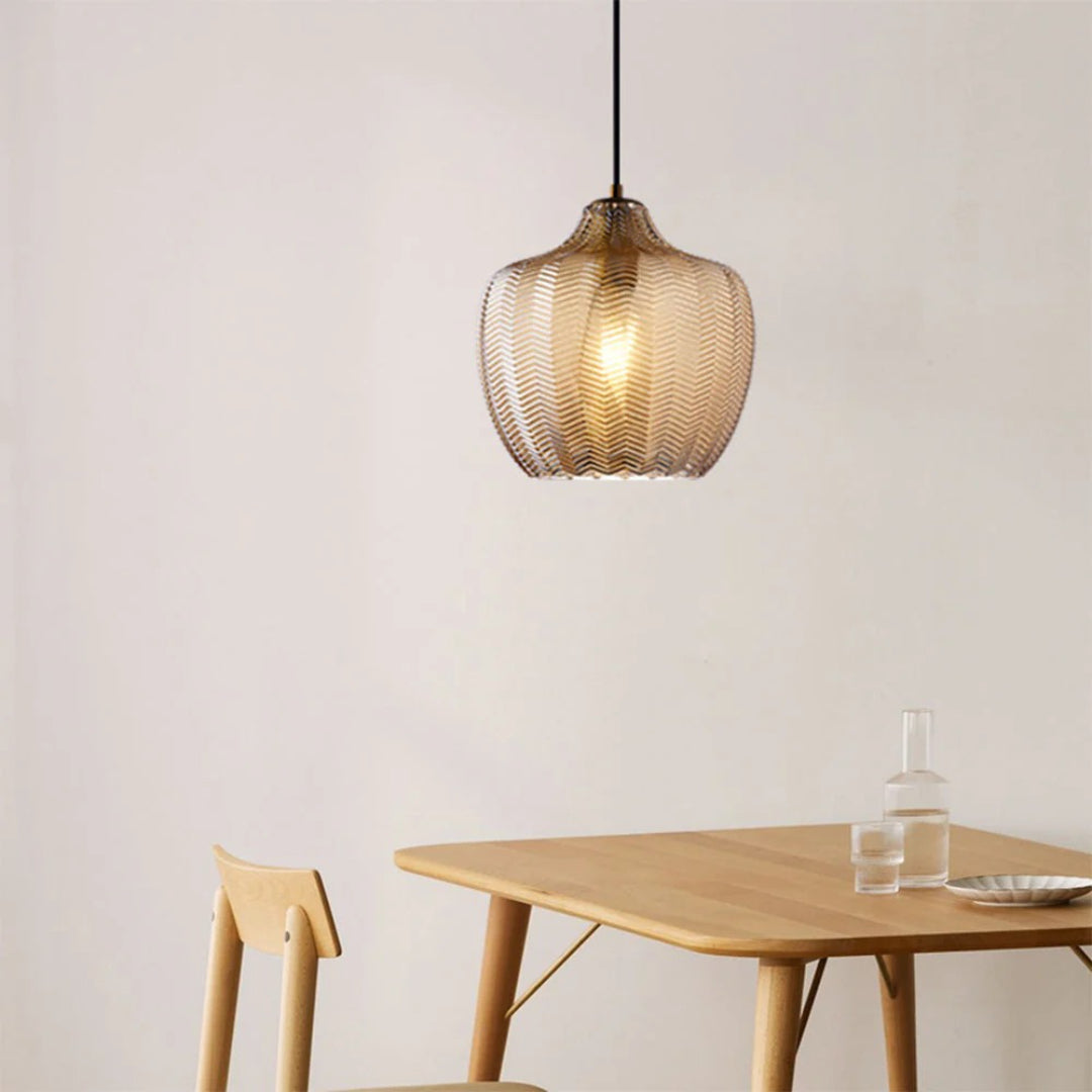 Woven Glass Pendant Light