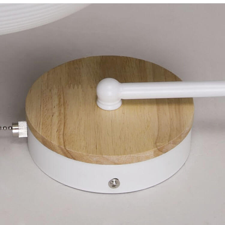 Nordic Wooden Dome Wall Lamp