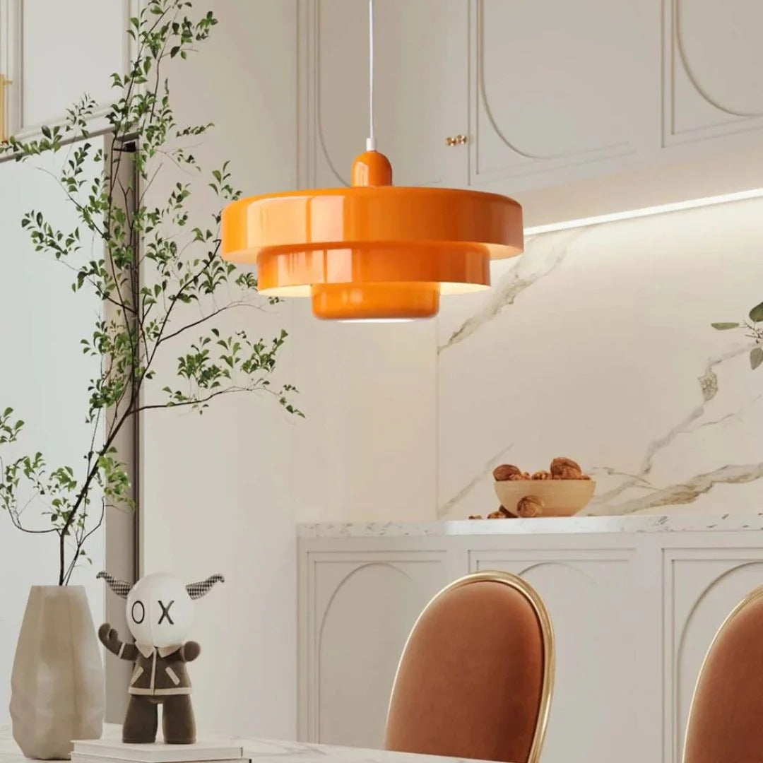 Layered Metal Pendant Light