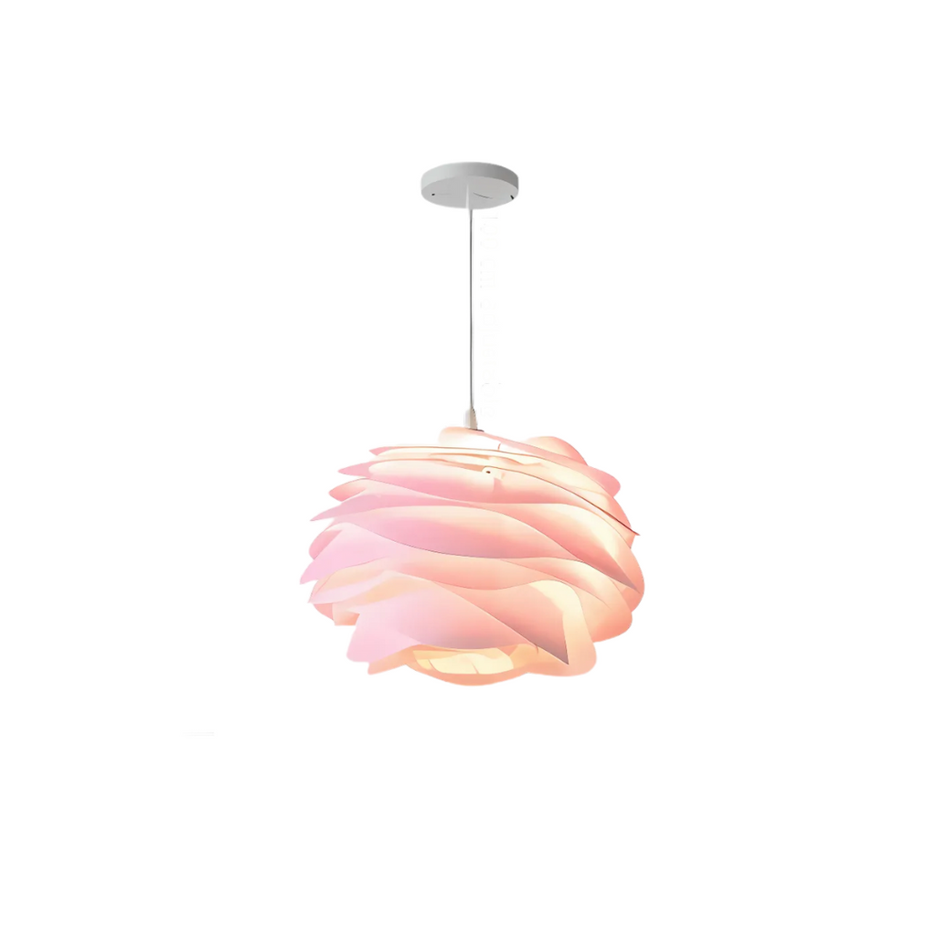 Sculptural Wave Pendant Light Modern Floral Chandelier Contemporary Ceiling Fixture