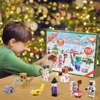 2026 Christmas Advent Calendar with 29 Building Block Figures - 24 Day Holiday Countdown Toy Set for Kids and Collectors
