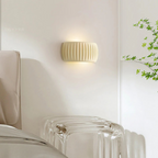 Modern Resin Wall Sconce Ribbed LED Accent Light