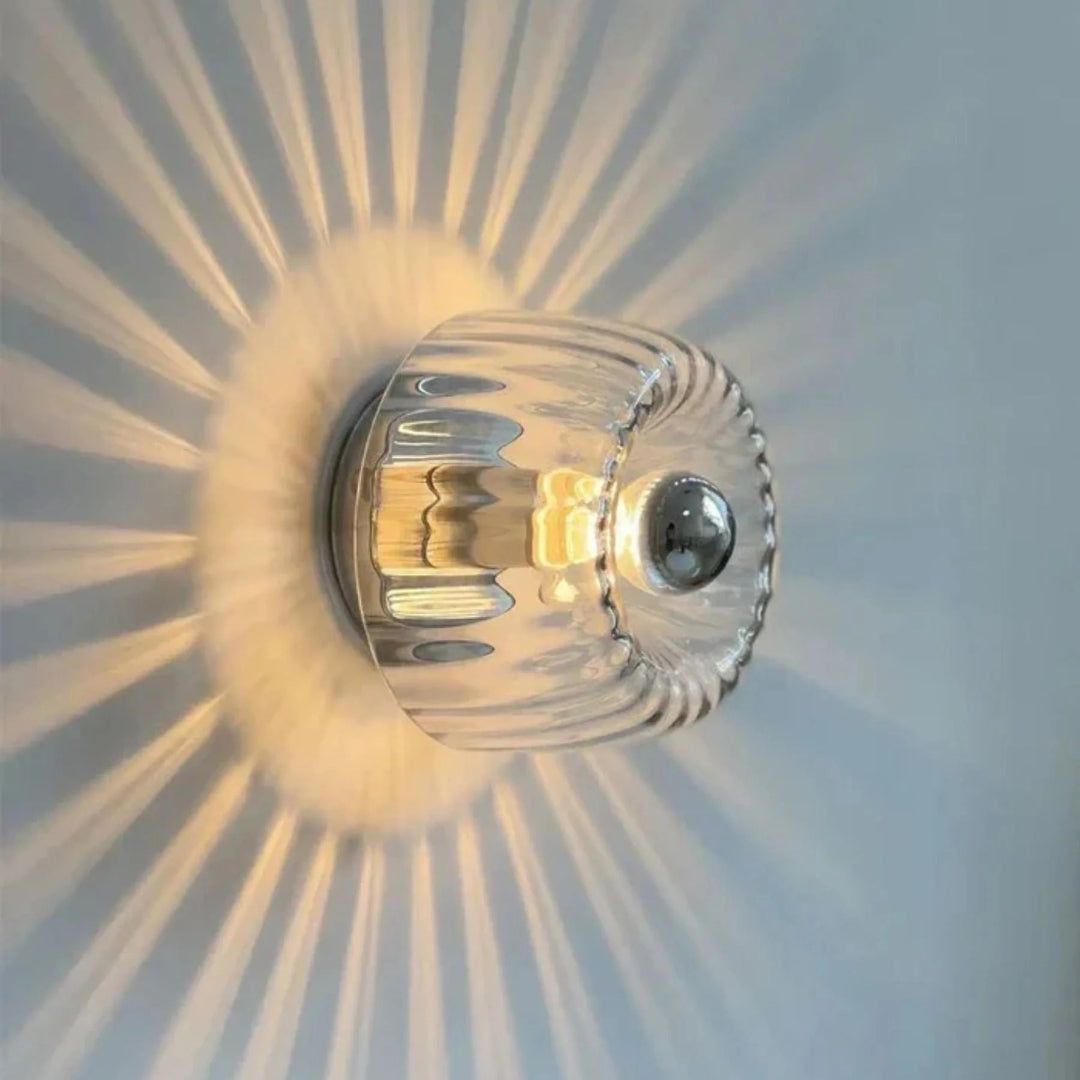 Bauhaus Glass Wall Light