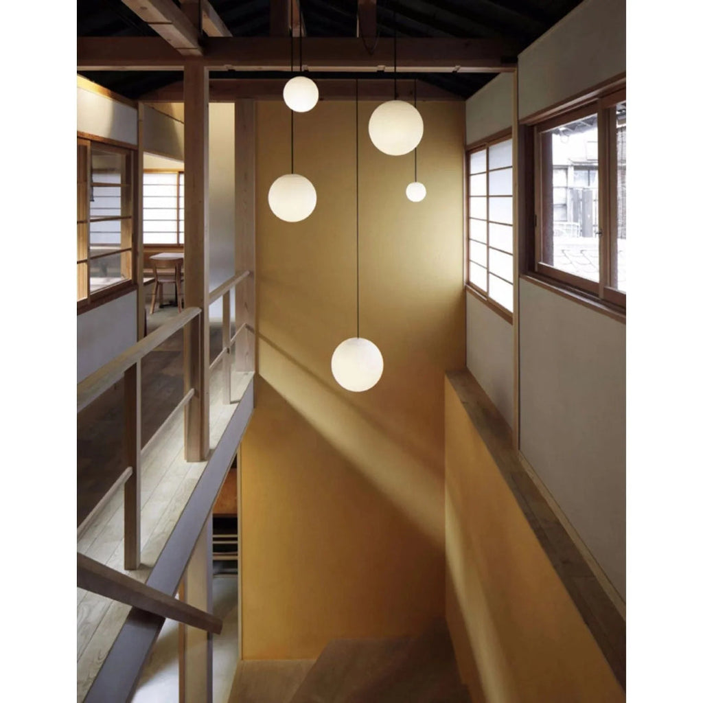 Minimalist Round Glass Pendant Light